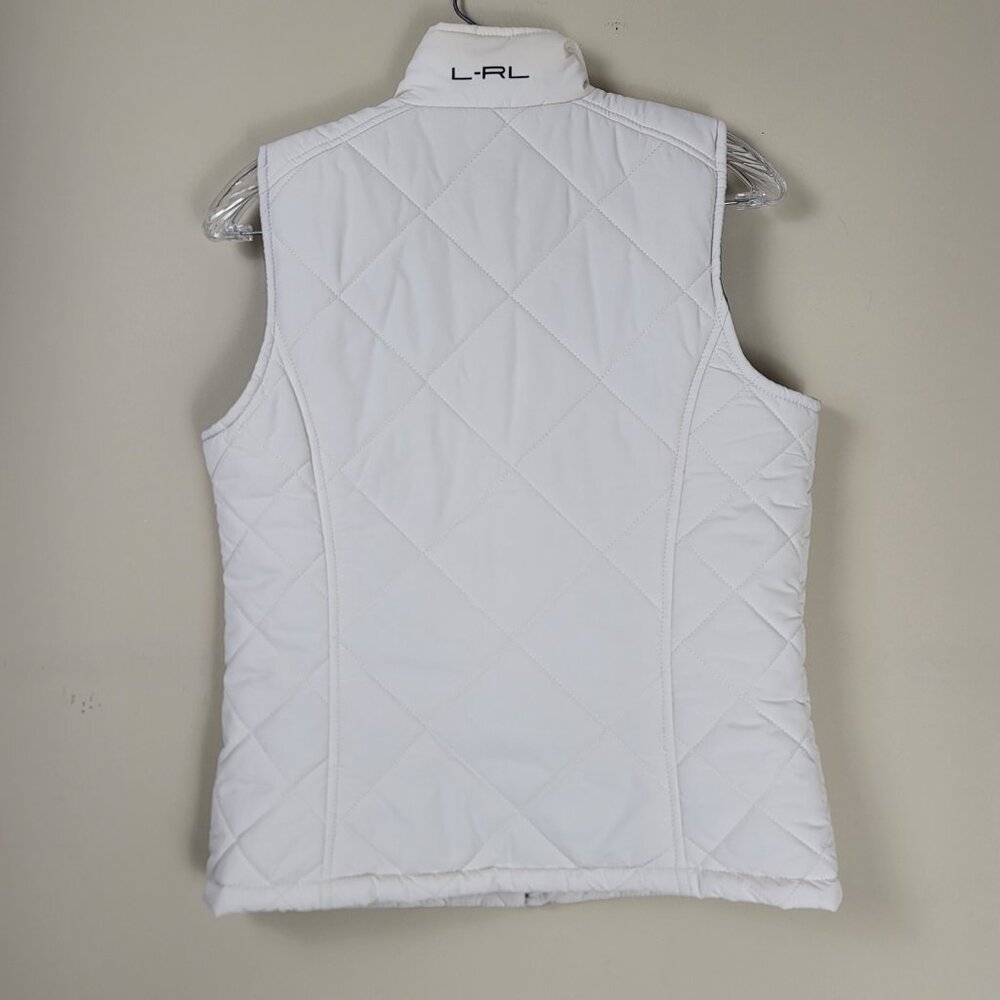 Lauren Ralph Lauren White Quilted Puffer Vest - Picture 4 of 13